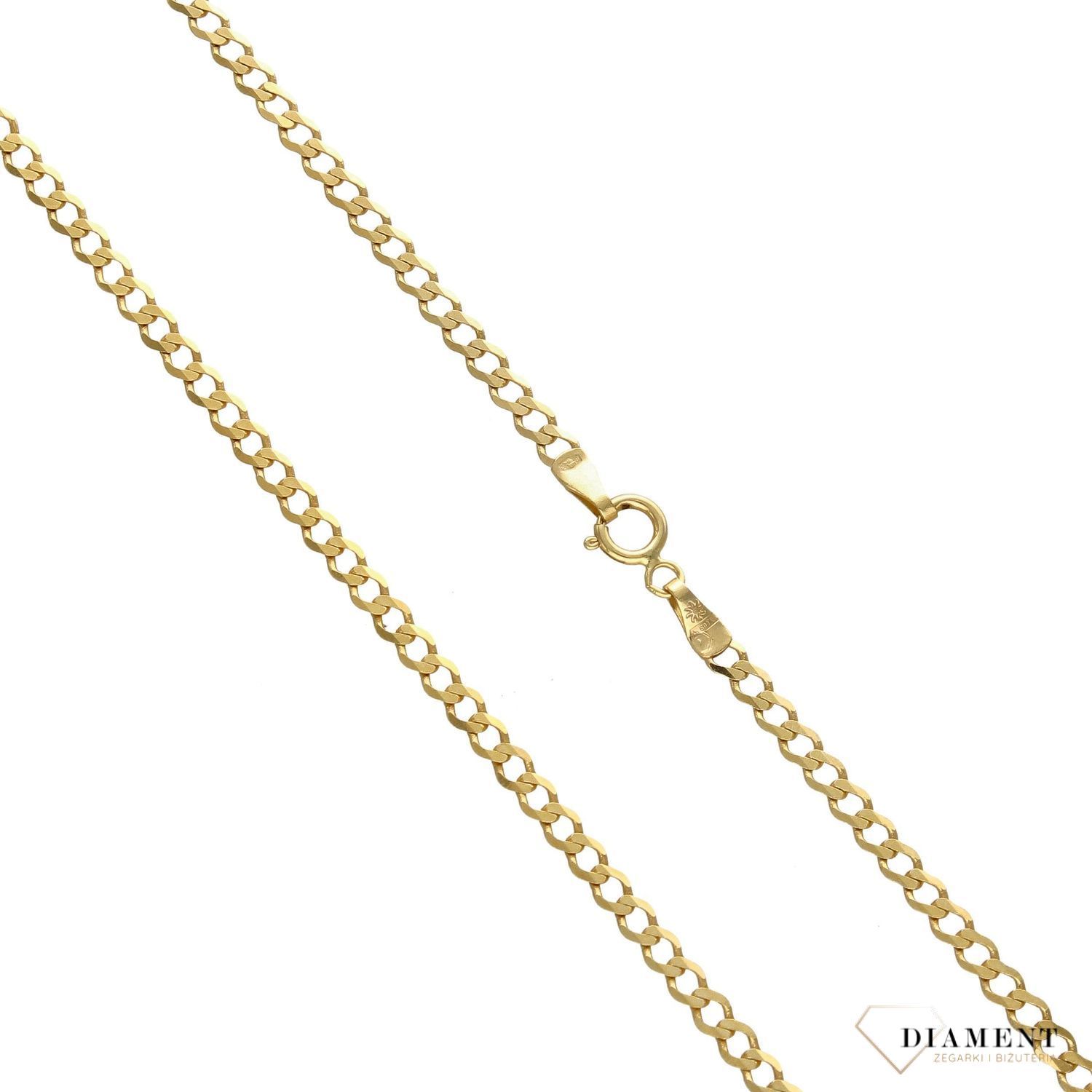 Złoty łańcuszek 585 pancerka 2,5 mm DIA-LAN-3128-585 2,5mm (1).jpg